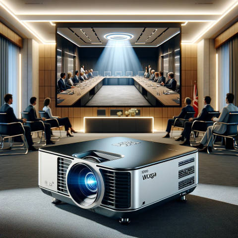 Sony VPLFHZ91L-B 9000 Lumen WUXGA-Laserprojektor – Wird in Konferenzsitzungen verwendet