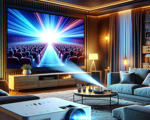 The Comprehensive Guide to the Sharp NEC NP-PA804UL-W-41 Projector inside Home Theater Room