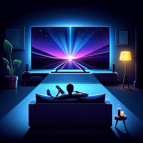 Watching Sony OLED 55 Inch BRAVIA XR A80L